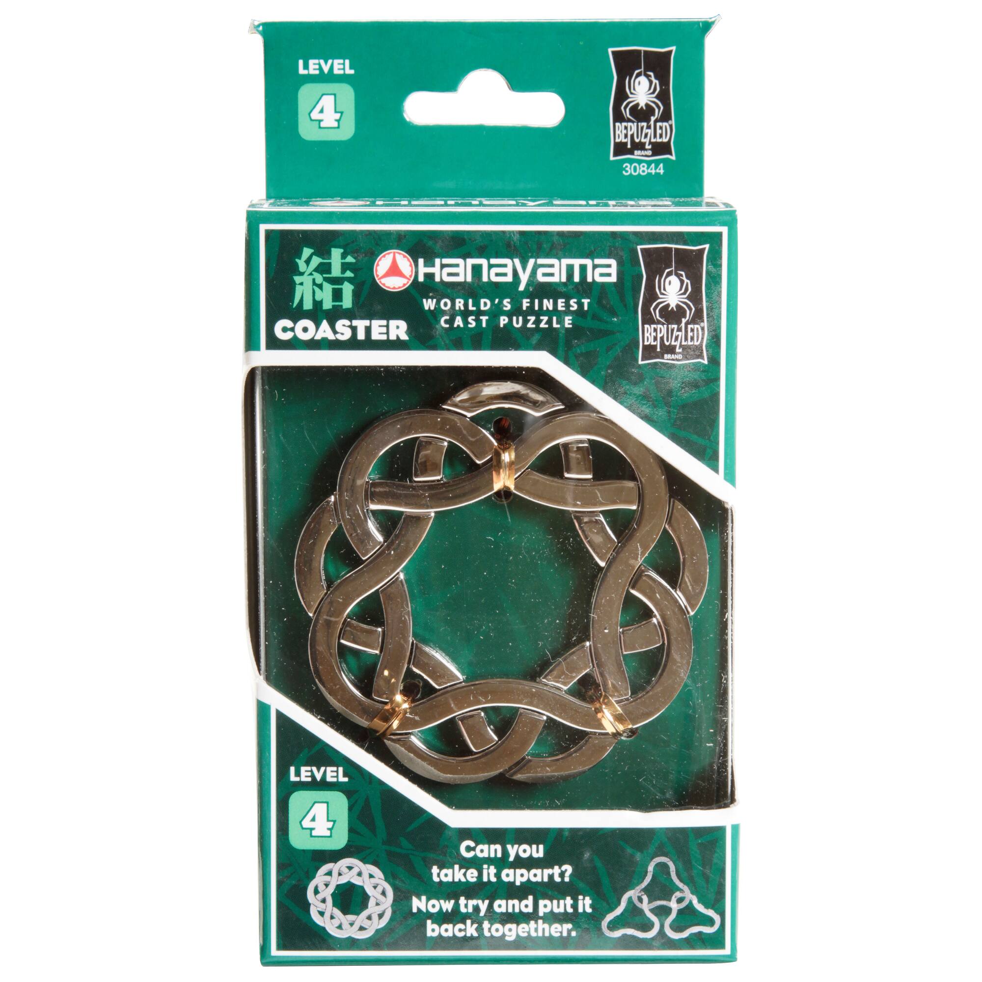 Hanayama Coaster Level 4 Cast Puzzle